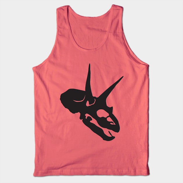 Terra Fossil Triceratops Head Tank Top by Terra Fossil Merch